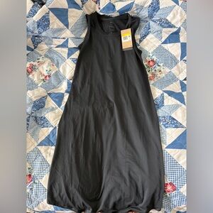 Nike maternity Sleeveless Black Tank Dress NWT